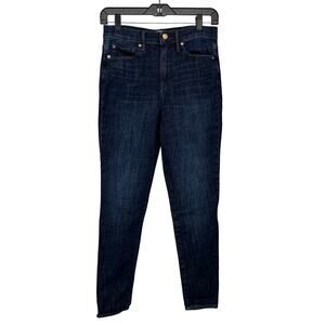 GAP slim leg high rise dark wash skinny jean Sz 28 2010s